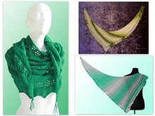 Strickanleitungen - Sparset: Drei Anleitungen für wunderschöne Tücher!!!