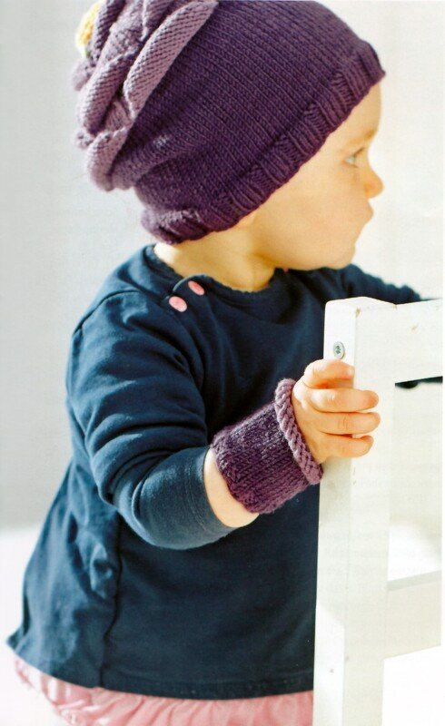 Strickanleitung Stulpe „Liebliche Anemone“ für Kinder, Warm umhüllt gegen kalte Hände - Bild 2