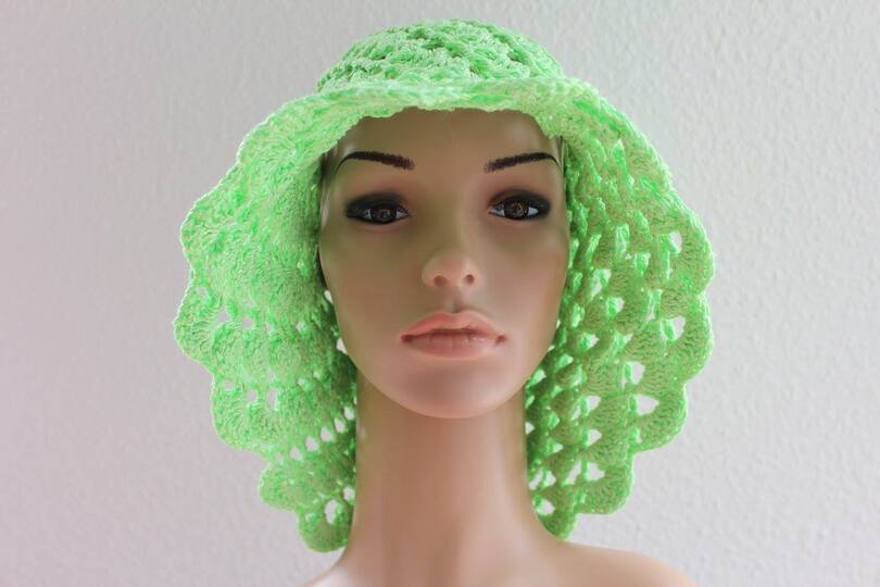 "Lady Joy" gehäkelter Sommerhut, PDF-Anleitung