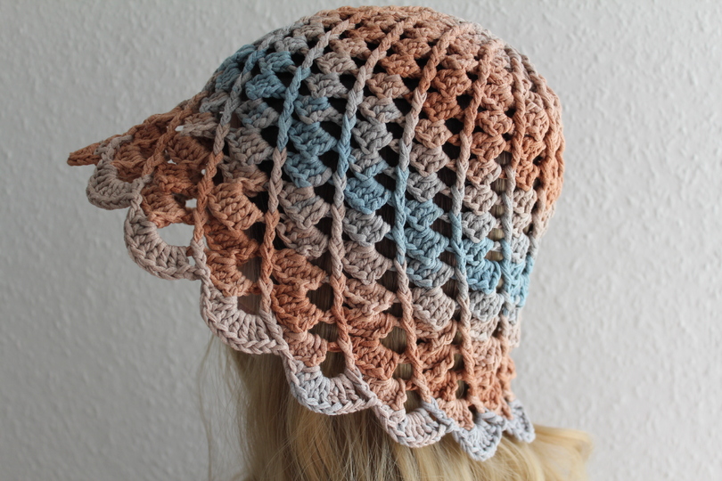 "Lady Joy" gehäkelter Sommerhut, PDF-Anleitung