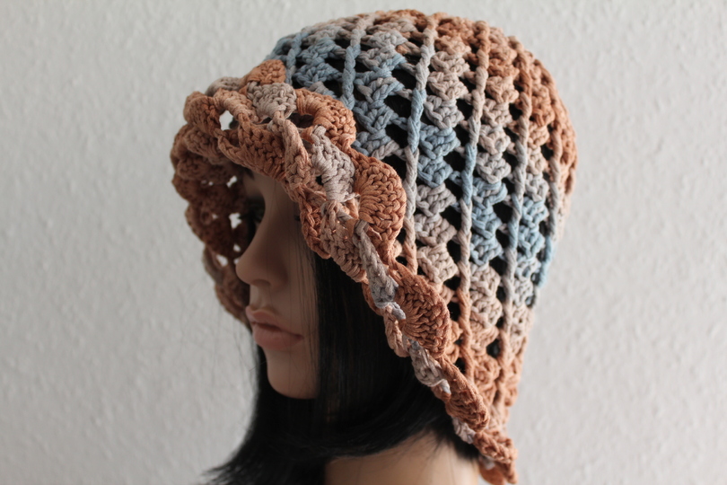 "Lady Joy" gehäkelter Sommerhut, PDF-Anleitung