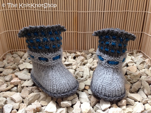 Babyschuhe Stricken Babystiefel In 3 Grossen