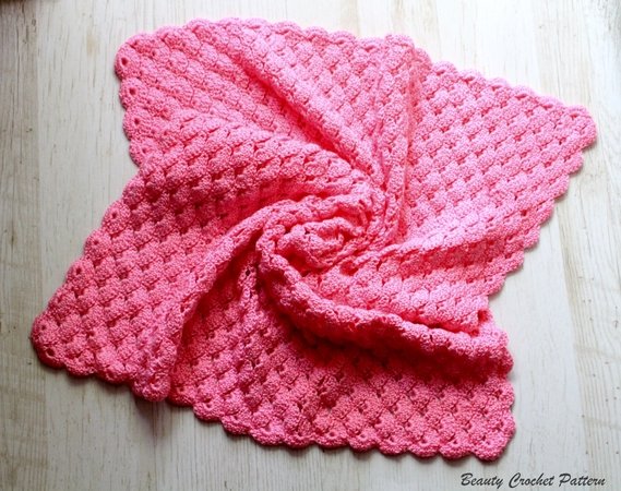 Bow Baby Blanket 