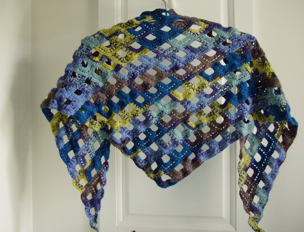 Ocean Beach - Dreieckstuch - Häkelanleitung