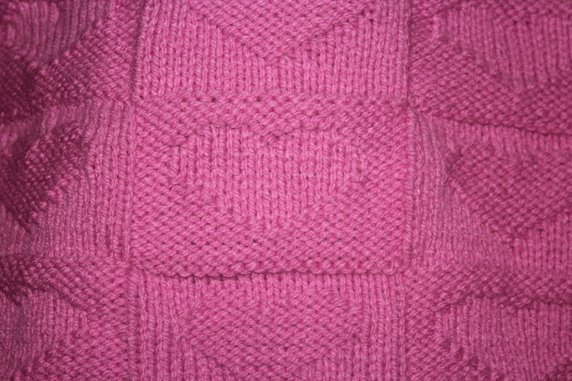 Strickanleitung Babydecke, Baby-Decke, Krabbeldecke, Spieldecke mit Herzen für Anfänger