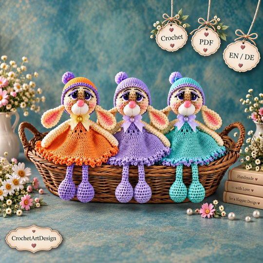 Crochet Pattern Miss Susi Bunny