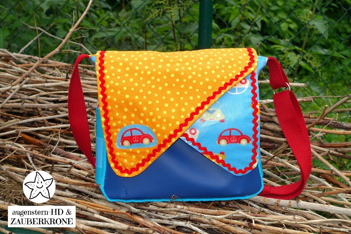 Kindergartentasche nähen - Schnittmuster und Nähanleitung