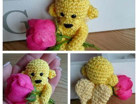 E-Book / Häkelanleitung "kleiner SchutzengelTeddy"