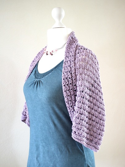 Strickanleitung Bolero / Seelenwärmer, Größen 34 - 52