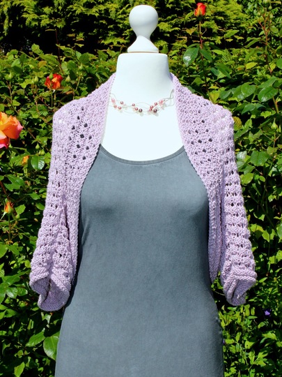 Strickanleitung Bolero / Seelenwärmer, Größen 34 - 52