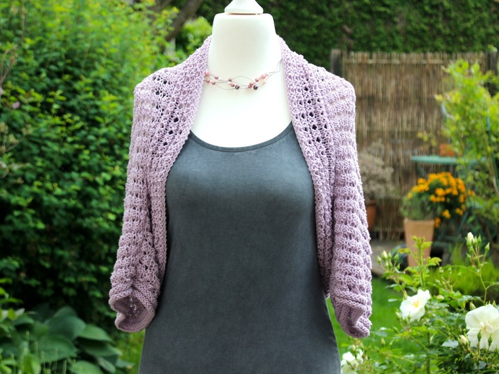 Strickanleitung Bolero / Seelenwärmer, Größen 34 - 52