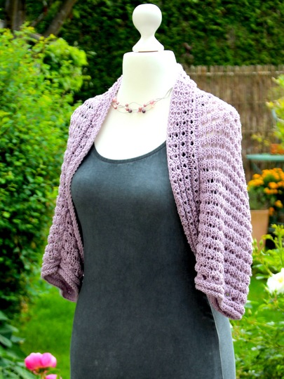 Strickanleitung Bolero / Seelenwärmer, Größen 34 - 52