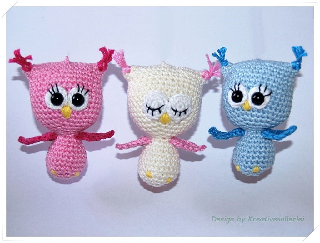 Eule - Häkelanleitung/Pdf