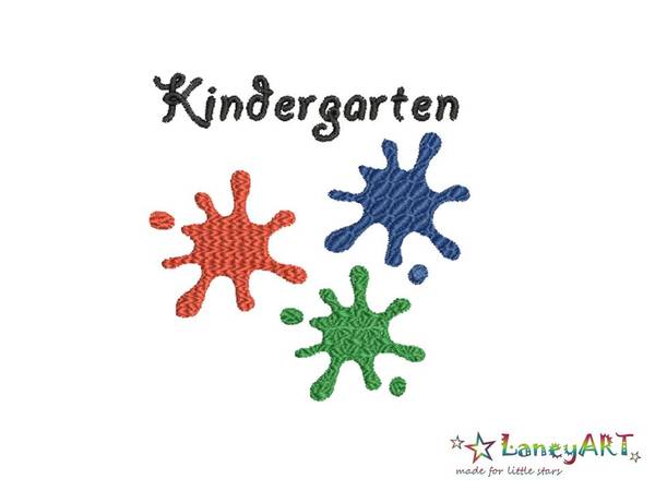 Stickdatei "Kindergarten" Pes Format (Deco, Brother, Babylock) 
