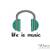 Stickdatei/ Stickmotiv "Musik / life is music" Pes Format (Deco, Brother, Babylock) 