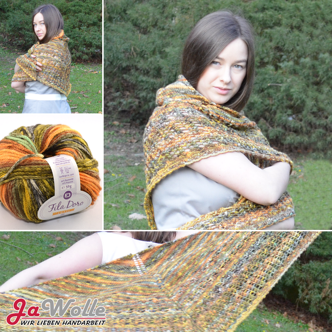 Dreickstuch Perlenzauber - Knitting