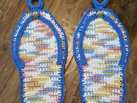 Flip Flop Potholders Pdf Pattern