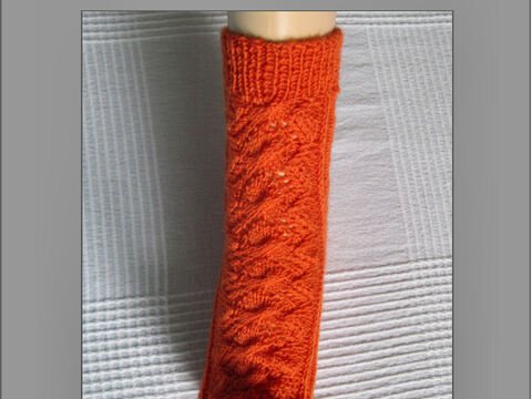 Sockenmuster "Flügelschlag" Gr.32-45, gestrickt