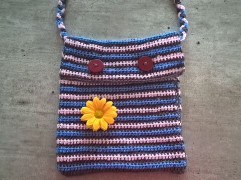 Häkelanleitung Tasche - Sommer