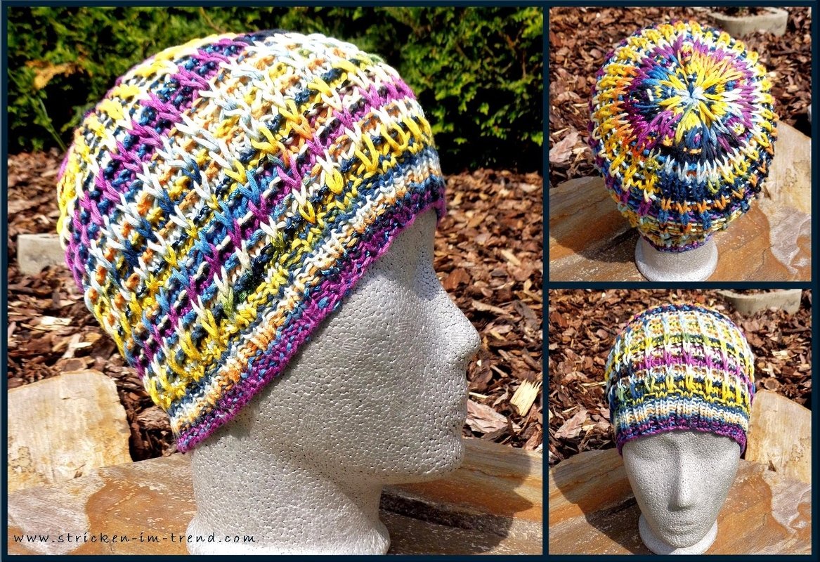 Strickanleitung für Sommerhaube/Sommermütze | *SummerSplash"