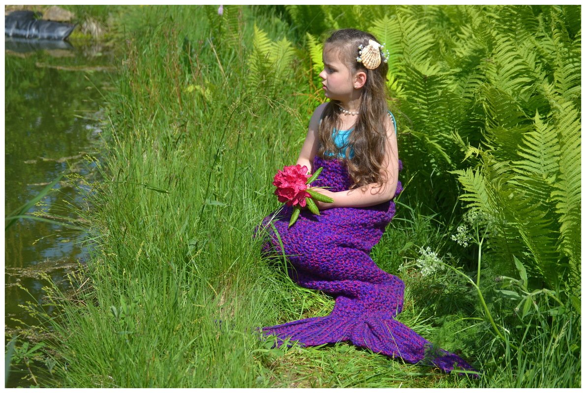 - AQUARIA - Meerjungfrauen Decke, in 12 Größen häkeln, super für Anfänger, Flossendecke, Meerjungfrau - Bild 5