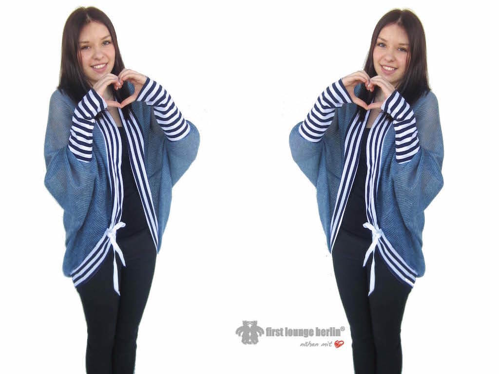 US-Nana Cape *** PDF-file eBook Poncho sewing instruction with patterns in 3 double size xs-xxl handmade with Love from firstloungeberlin - Image 3