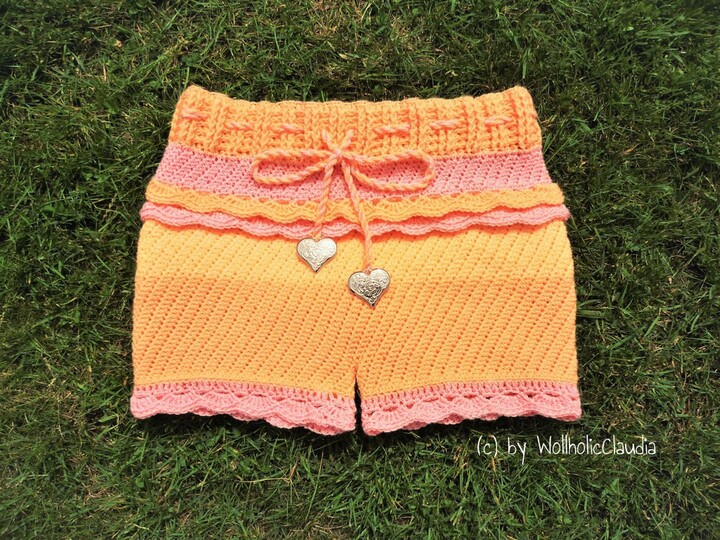 Häkelanleitung Sommershorts - Hotpants