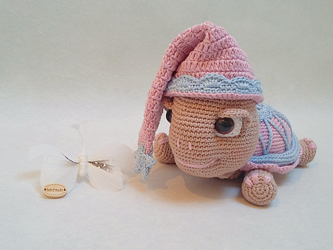 Häkelanleitung Inga die Schildkröte