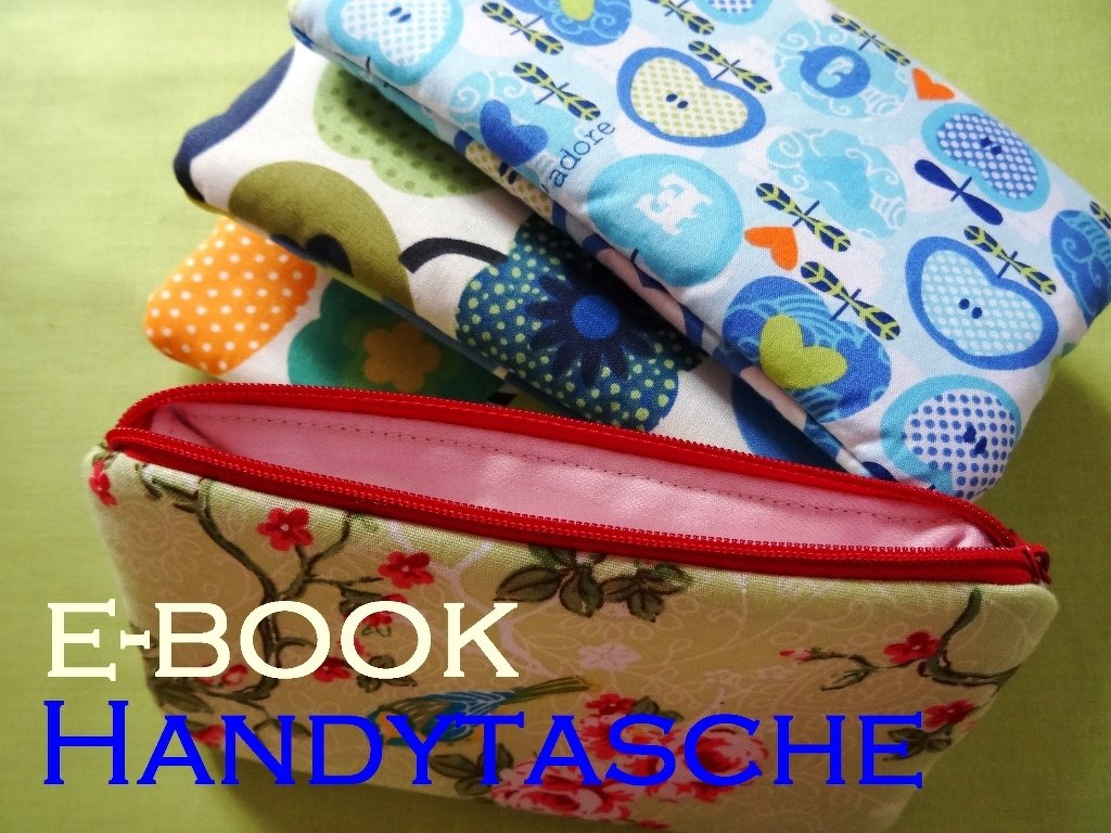  Handytasche mit Reißverschluss Nähanleitung 