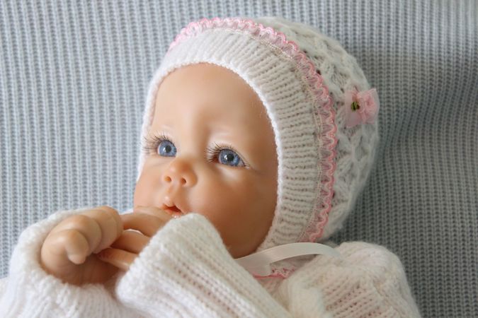 2 Pattern Deal: Baby Jacket and Bonnet Knitting Patterns