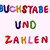 Gehäkelte Buchstaben und Zahlen in klein