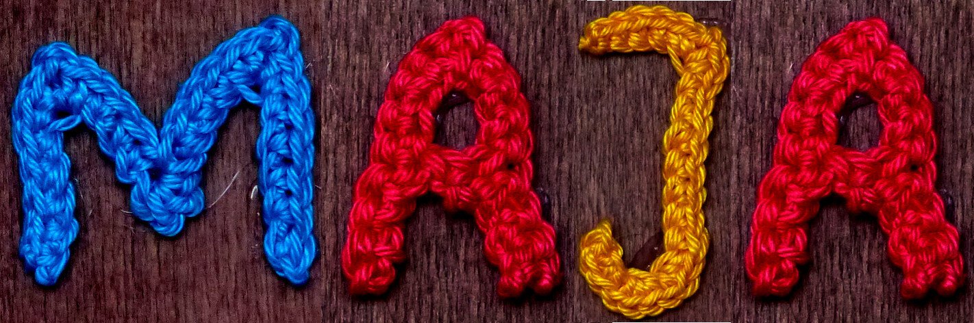 Gehäkelte Buchstaben und Zahlen in klein - Bild 2