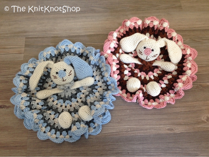 Häkelanleitung Kuscheltuch "Hasi" Schmusetuch