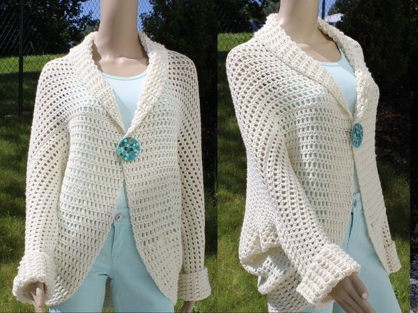 Kardigan/Seelenwärmer häkeln - Bild 2