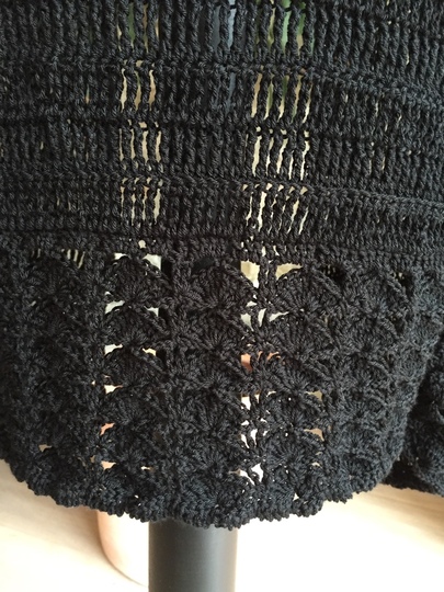 Häkelanleitung Weste "Black Beauty" 