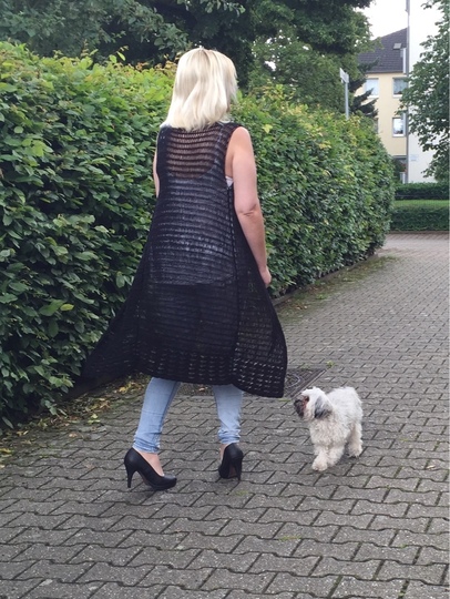 Häkelanleitung Weste "Black Beauty" 