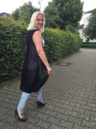 Häkelanleitung Weste "Black Beauty" 