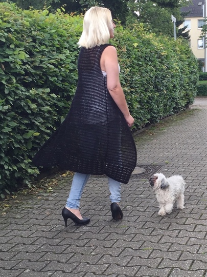 Häkelanleitung Weste "Black Beauty" 