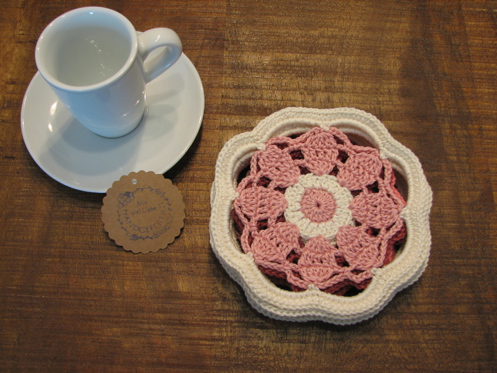 Häkelanleitung Glasuntersetzer "Vera"