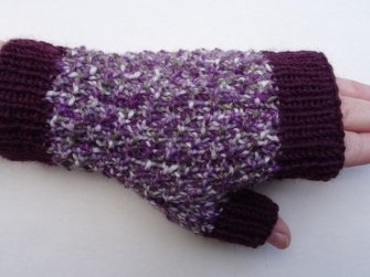 Strickanleitung kurze Handstulpen mit Daumen, Normalgröße - Bild 2