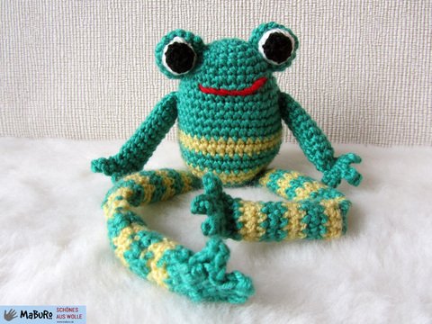 Häkelanleitung Felix Frosch