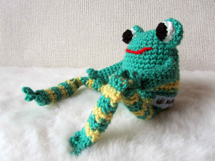 Häkelanleitung Felix Frosch