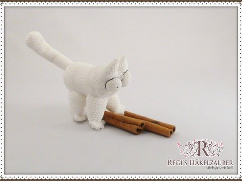 Häkelanleitung Katze Comic