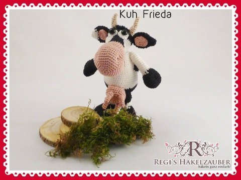 Häkelanleitung Kuh Frieda
