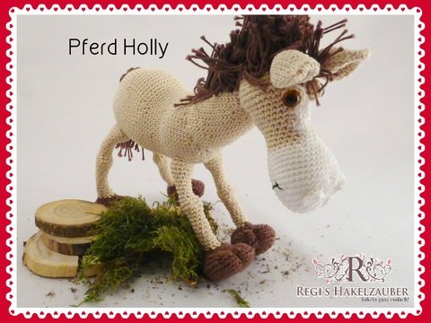 Häkelanleitung Pferd Holly