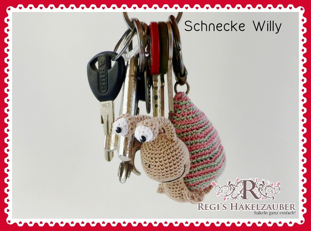 Häkelanleitung Schnecke Willy