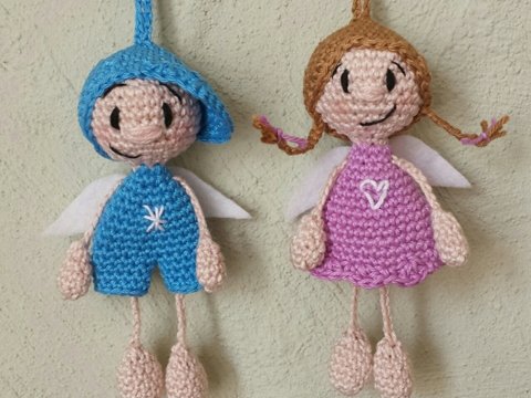 Schutzengel Taschenbaumler / Schlüsselanhänger