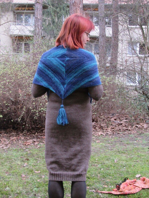 Tuch "doppelpfeil", eine prima Resteverwertung