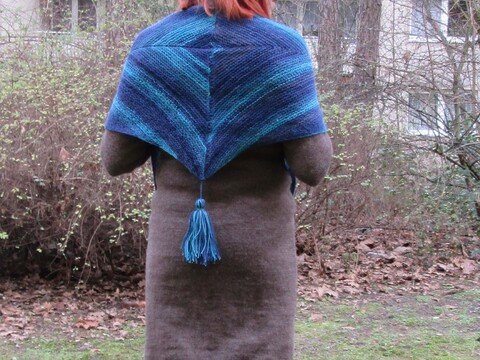 Tuch "doppelpfeil", eine prima Resteverwertung