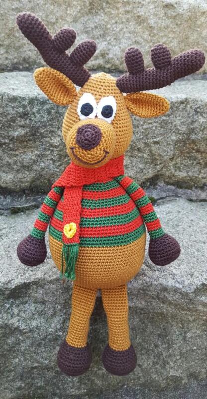 Häkelanleitung "Rentier Hannes"